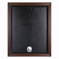 Golden State Warriors Brown Framed (2019-Present) Team Logo Jersey Display Case