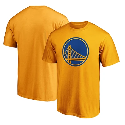 Men's Fanatics Gold Golden State Warriors Primary Team Logo T-Shirt