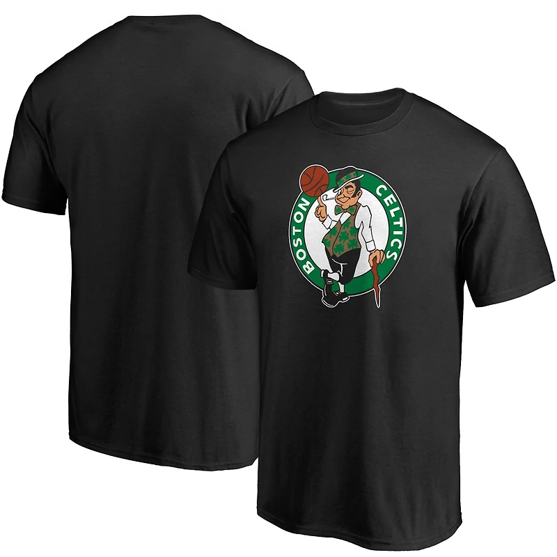 Men's Fanatics Black Boston Celtics Primary Team Logo T-Shirt