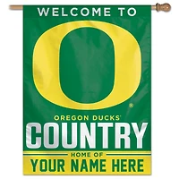 WinCraft Oregon Ducks Personalized 27'' x 37'' Single-Sided Vertical Banner