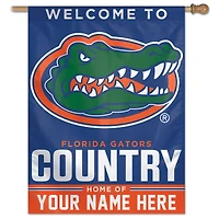 WinCraft Florida Gators Personalized 27'' x 37'' Single-Sided Vertical Banner