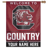 WinCraft South Carolina Gamecocks Personalized 27'' x 37'' Single-Sided Vertical Banner