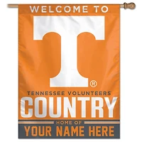WinCraft Tennessee Volunteers Personalized 27'' x 37'' Single-Sided Vertical Banner