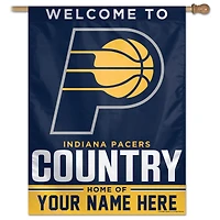 WinCraft Indiana Pacers Personalized 27'' x 37'' Single-Sided Vertical Banner