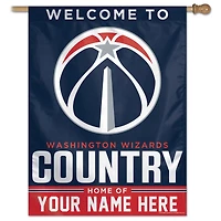 WinCraft Washington Wizards Personalized 27'' x 37'' Single-Sided Vertical Banner