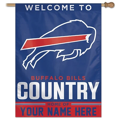 WinCraft Buffalo Bills Personalized 27'' x 37'' Single-Sided Vertical Banner