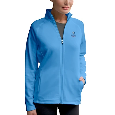 Women's Light Blue Georgia State Panthers Brushed Back Micro-Fleece Full-Zip Jacket