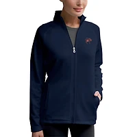 Women's Navy Richmond Spiders Brushed Back Micro-Fleece Full-Zip Jacket