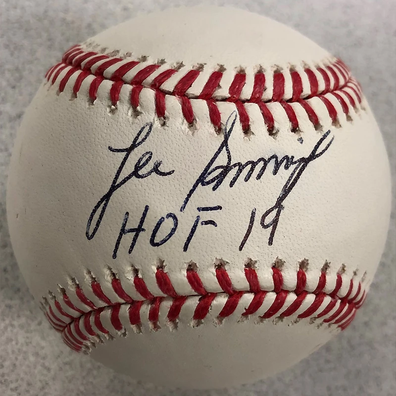 St. Louis Cardinals Lee Smith Autographed Inscribed "HOF 19" Baseball