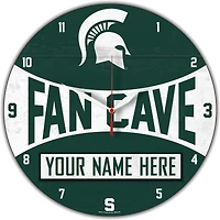 WinCraft Michigan State Spartans Personalized 14'' Round Wall Clock