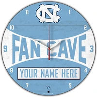 WinCraft North Carolina Tar Heels Personalized 14'' Round Wall Clock
