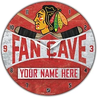 WinCraft Chicago Blackhawks Personalized 14'' Round Wall Clock