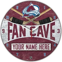 WinCraft Colorado Avalanche Personalized 14'' Round Wall Clock