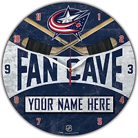 WinCraft Columbus Blue Jackets Personalized 14'' Round Wall Clock