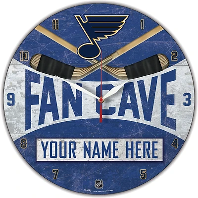 WinCraft St. Louis Blues Personalized 14'' Round Wall Clock