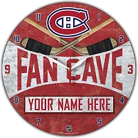 WinCraft Montreal Canadiens Personalized 14'' Round Wall Clock