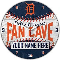 WinCraft Detroit Tigers Personalized 14'' Round Wall Clock