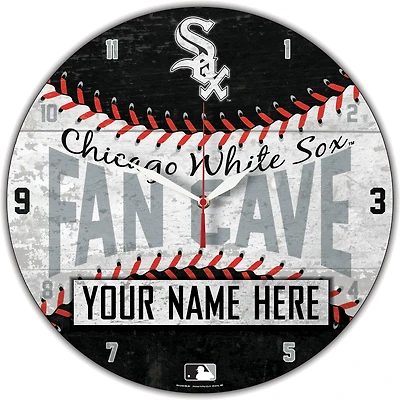 WinCraft Chicago White Sox Personalized 14'' Round Wall Clock