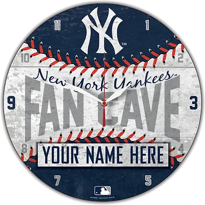 WinCraft New York Yankees Personalized 14'' Round Wall Clock