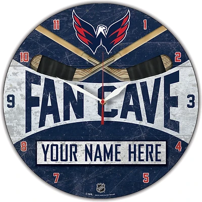 WinCraft Washington Capitals Personalized 14'' Round Wall Clock