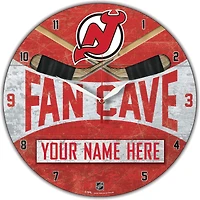 WinCraft New Jersey Devils Personalized 14'' Round Wall Clock