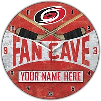 WinCraft Carolina Hurricanes Personalized 14'' Round Wall Clock