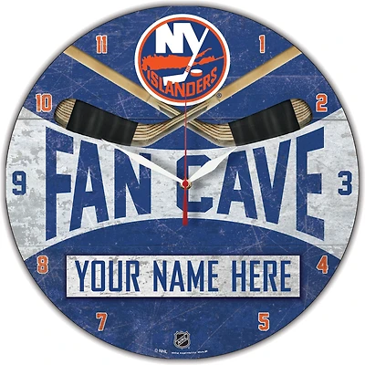 WinCraft New York Islanders Personalized 14'' Round Wall Clock