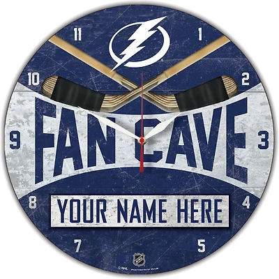 WinCraft Tampa Bay Lightning Personalized 14'' Round Wall Clock