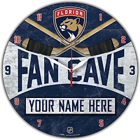 WinCraft Florida Panthers Personalized 14'' Round Wall Clock