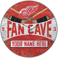WinCraft Detroit Red Wings Personalized 14'' Round Wall Clock