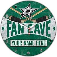 WinCraft Dallas Stars Personalized 14'' Round Wall Clock
