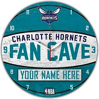 WinCraft Charlotte Hornets Personalized 14'' Round Wall Clock