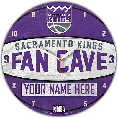 WinCraft Sacramento Kings Personalized 14'' Round Wall Clock