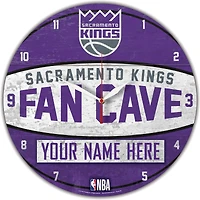 WinCraft Sacramento Kings Personalized 14'' Round Wall Clock