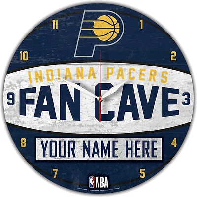 WinCraft Indiana Pacers Personalized 14'' Round Wall Clock