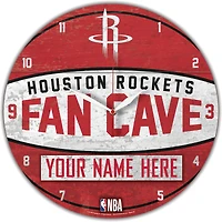 WinCraft Houston Rockets Personalized 14'' Round Wall Clock
