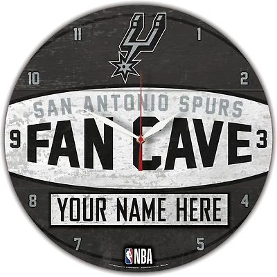 WinCraft San Antonio Spurs Personalized 14'' Round Wall Clock