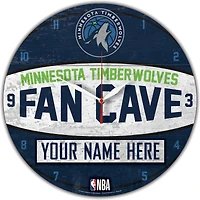 WinCraft Minnesota Timberwolves Personalized 14'' Round Wall Clock