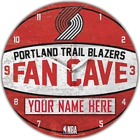 WinCraft Portland Trail Blazers Personalized 14'' Round Wall Clock
