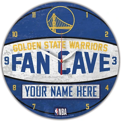 WinCraft Golden State Warriors Personalized 14'' Round Wall Clock