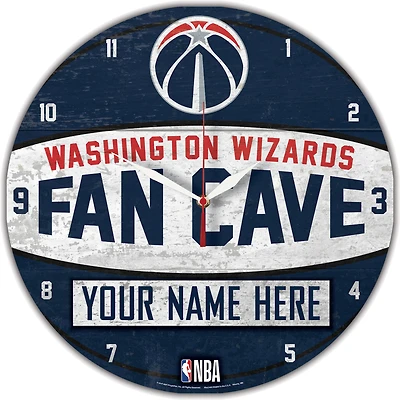 WinCraft Washington Wizards Personalized 14'' Round Wall Clock