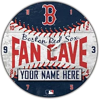 WinCraft Boston Red Sox Personalized 14'' Round Wall Clock
