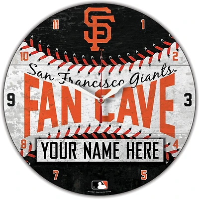 WinCraft San Francisco Giants Personalized 14'' Round Wall Clock