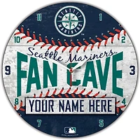 WinCraft Seattle Mariners Personalized 14'' Round Wall Clock