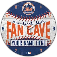 WinCraft New York Mets Personalized 14'' Round Wall Clock