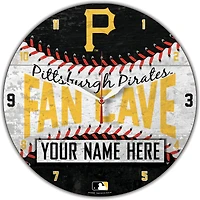 WinCraft Pittsburgh Pirates Personalized 14'' Round Wall Clock