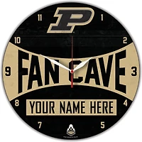 WinCraft Purdue Boilermakers Personalized 14'' Round Wall Clock