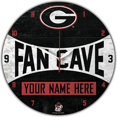 WinCraft Georgia Bulldogs Personalized 14'' Round Wall Clock