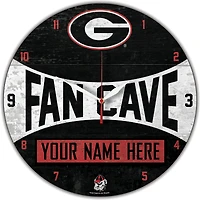 WinCraft Georgia Bulldogs Personalized 14'' Round Wall Clock