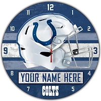 WinCraft Indianapolis Colts Personalized 14'' Round Wall Clock